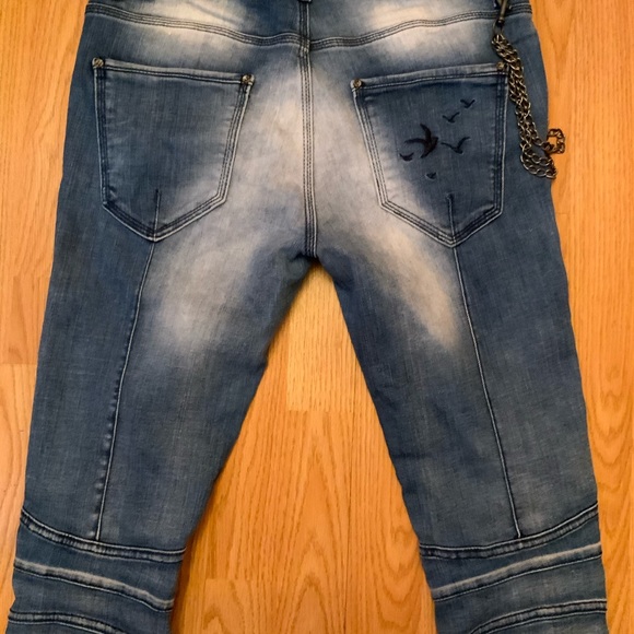 Raw Dnm life distressed skinny jeans *unworn - Picture 4 of 5